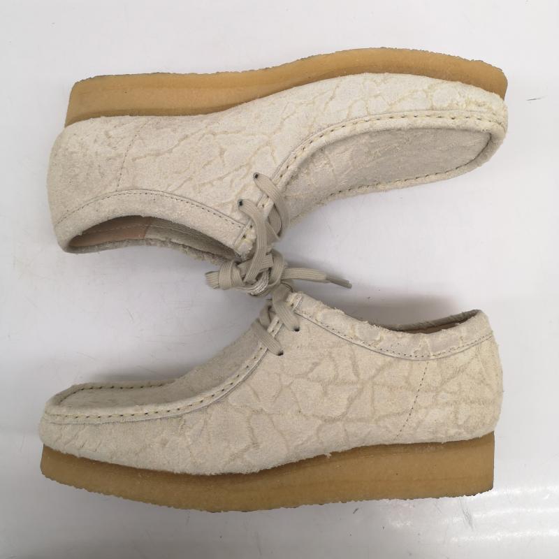 クラークス Clarks ブーツ 一般 Wallabee Champagne Int ワラビー シャンパン インタレスト UK：8 白 / ホワイト / white メンズ USED 古着 中古 50166596