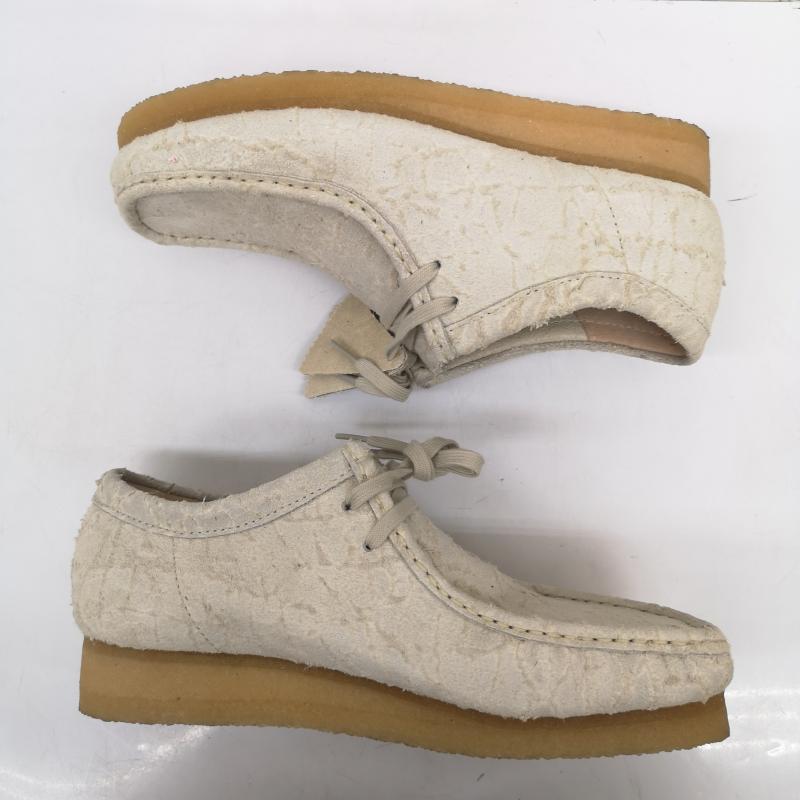 クラークス Clarks ブーツ 一般 Wallabee Champagne Int ワラビー シャンパン インタレスト UK：8 白 / ホワイト / white メンズ USED 古着 中古 50166596