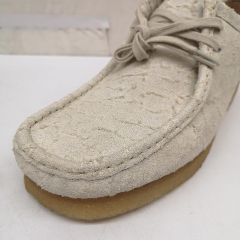 クラークス Clarks ブーツ 一般 Wallabee Champagne Int ワラビー シャンパン インタレスト UK：8 白 / ホワイト / white メンズ USED 古着 中古 50166596
