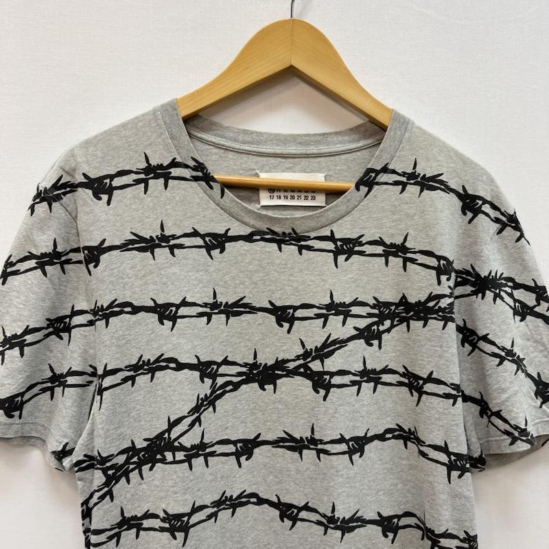 メゾン マルジェラ Maison Margiela Tシャツ 半袖 08AW ここのえ 本人期 有刺鉄線 Tシャツ 46 灰 / グレー / gray メンズ USED 古着 中古 50166597