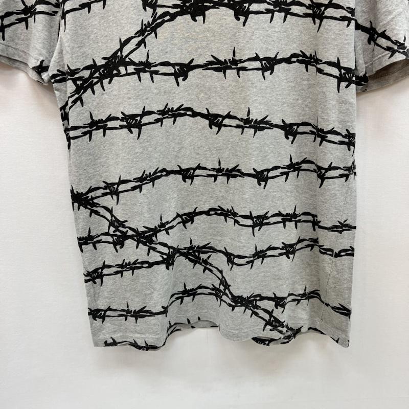 メゾン マルジェラ Maison Margiela Tシャツ 半袖 08AW ここのえ 本人期 有刺鉄線 Tシャツ 46 灰 / グレー / gray メンズ USED 古着 中古 50166597