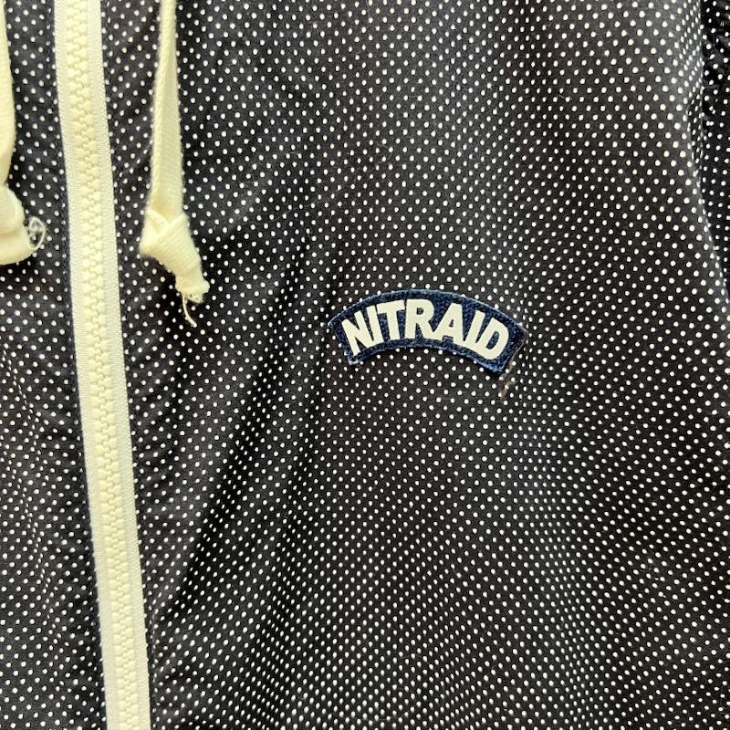 ナイトレイド nitraid ジャケット、上着 ジャンパー、ブルゾン 00s-10s ドット柄 ロゴ フーデッドジャケット 裏原 XL 灰 / グレー / gray メンズ USED 古着 中古 50166599