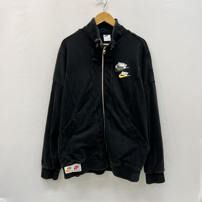ナイキ NIKE ジャケット、上着 ジャンパー、ブルゾン ロゴ スタンドカラー フルジップジャケット DV3314-010 L 黒 / ブラック / black メンズ USED 古着 中古 50166600