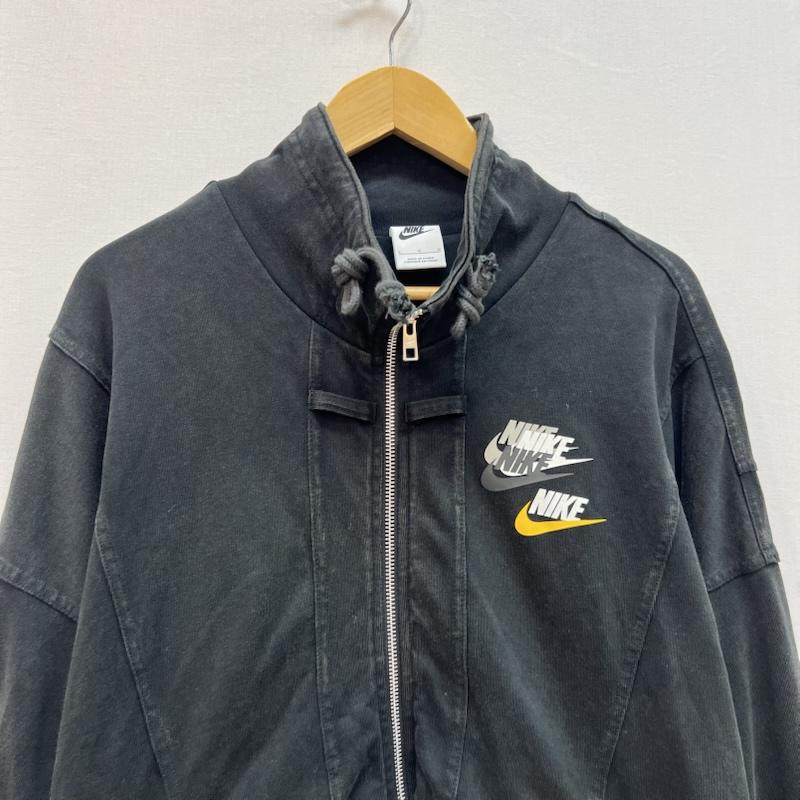 ナイキ NIKE ジャケット、上着 ジャンパー、ブルゾン ロゴ スタンドカラー フルジップジャケット DV3314-010 L 黒 / ブラック / black メンズ USED 古着 中古 50166600