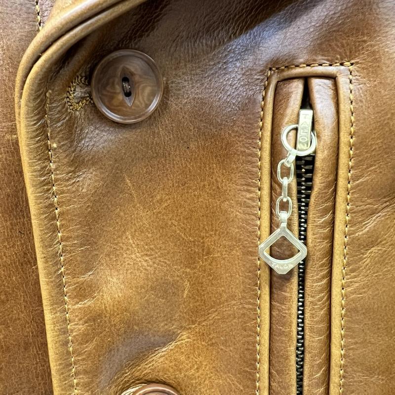 古着 USED ジャケット、上着 レザージャケット カウハイド 50s復刻モデル ドライビングコート レザー カーコート XXL 茶 / ブラウン / brown メンズ USED 古着 中古 50166603