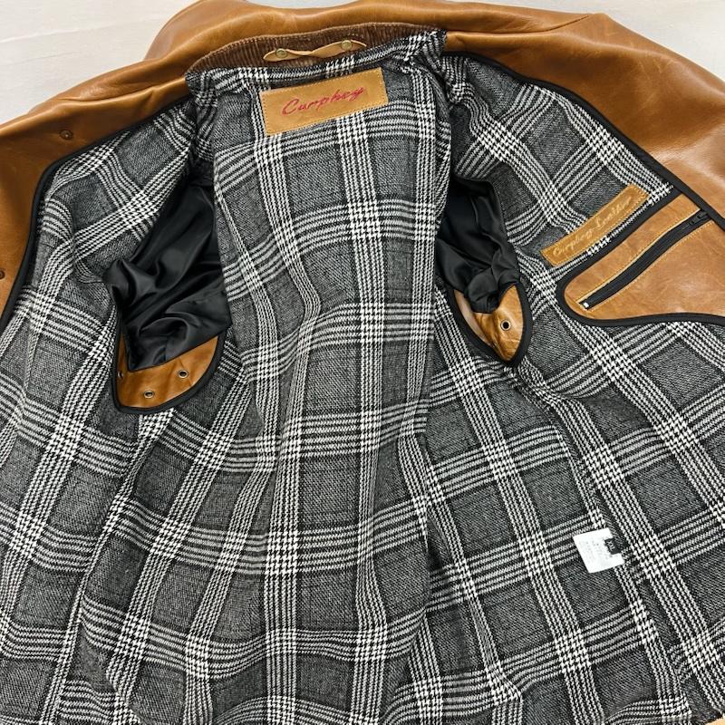 古着 USED ジャケット、上着 レザージャケット カウハイド 50s復刻モデル ドライビングコート レザー カーコート XXL 茶 / ブラウン / brown メンズ USED 古着 中古 50166603
