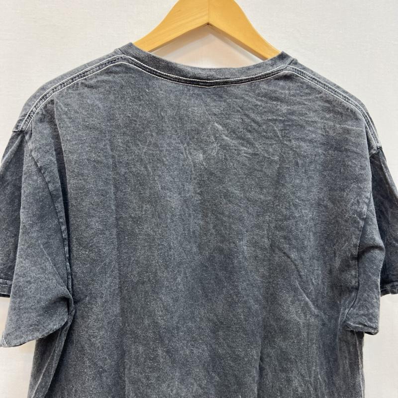 ディズニー Disney Tシャツ 半袖 ミッキー フレンズ ヴィンテージ加工 Tシャツ L 黒 / ブラック / black メンズ USED 古着 中古 50166606