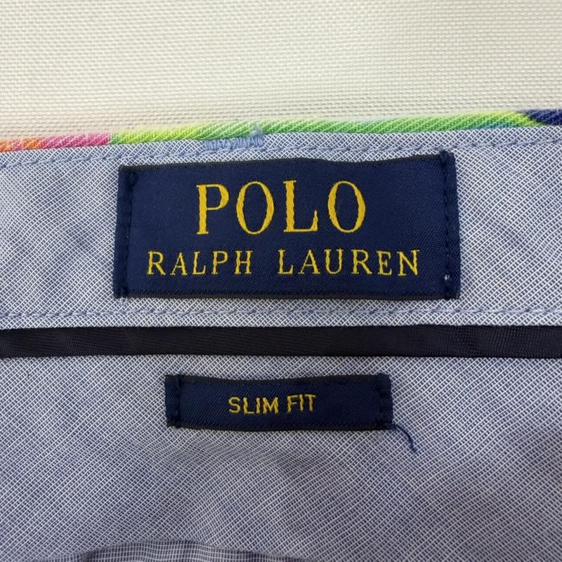 ポロラルフローレン POLO RALPH LAUREN パンツ ショートパンツ ハイビスカス ドラゴン 龍 ハーフパンツ 32インチ 総柄 青 / ブルー / blue X 桃 / ピンク / pink X 緑 / グリーン / green メンズ USED 古着 中古 50166608
