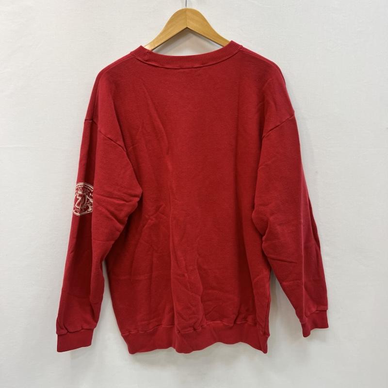 ディズニー Disney トレーナー 長袖 90s 70th Anniversary ミニー スウェット M 赤 / レッド / red メンズ USED 古着 中古 50166609