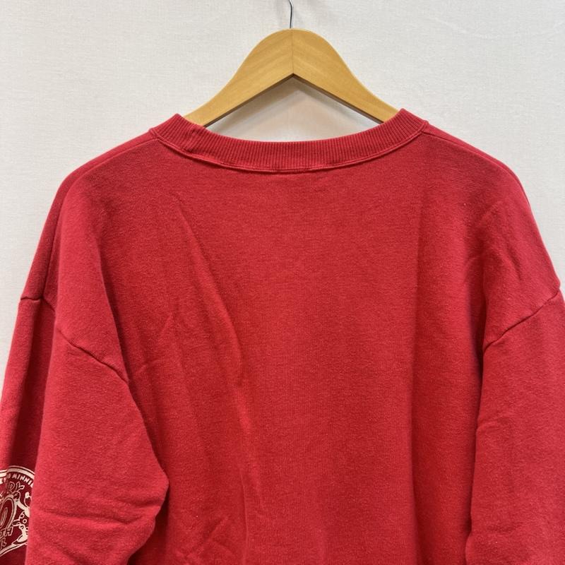 ディズニー Disney トレーナー 長袖 90s 70th Anniversary ミニー スウェット M 赤 / レッド / red メンズ USED 古着 中古 50166609