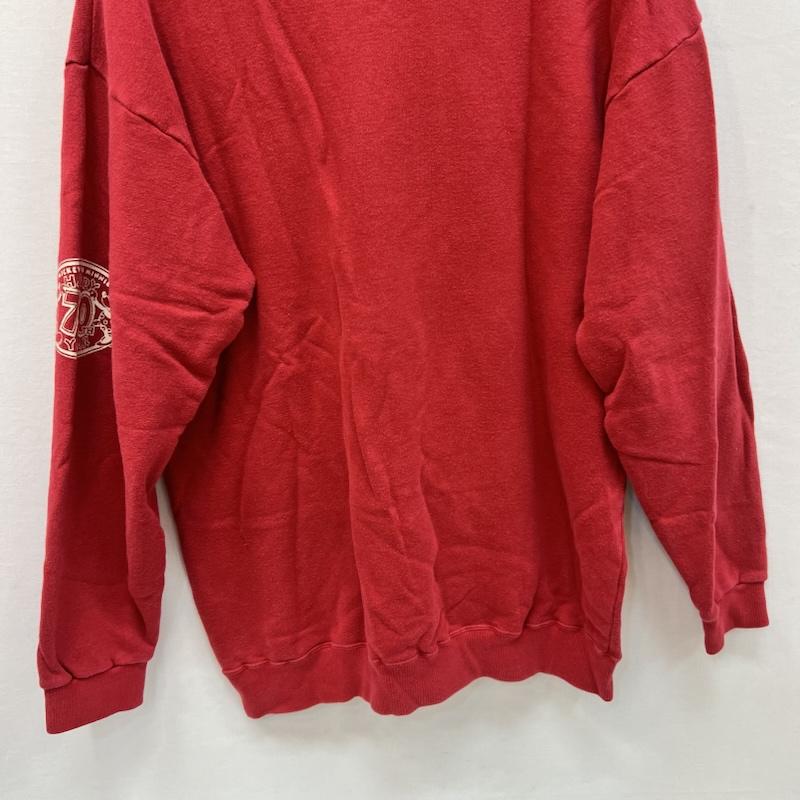 ディズニー Disney トレーナー 長袖 90s 70th Anniversary ミニー スウェット M 赤 / レッド / red メンズ USED 古着 中古 50166609