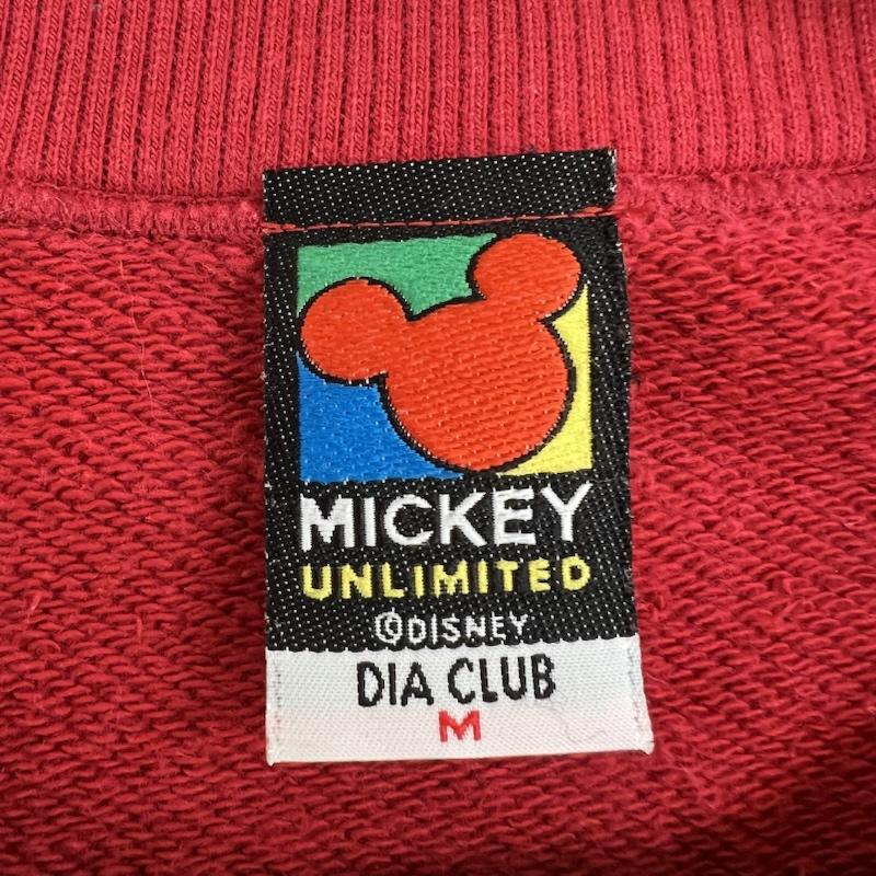 ディズニー Disney トレーナー 長袖 90s 70th Anniversary ミニー スウェット M 赤 / レッド / red メンズ USED 古着 中古 50166609