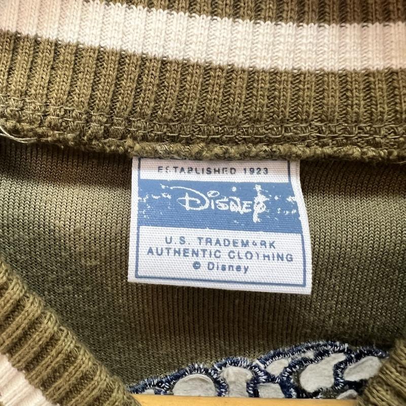 ディズニー Disney ジャケット、上着 ジャンパー、ブルゾン ミッキーマウス 龍 刺繍 ベロア スカジャン M カーキ / カーキ / khaki レディース USED 古着 中古 50166610