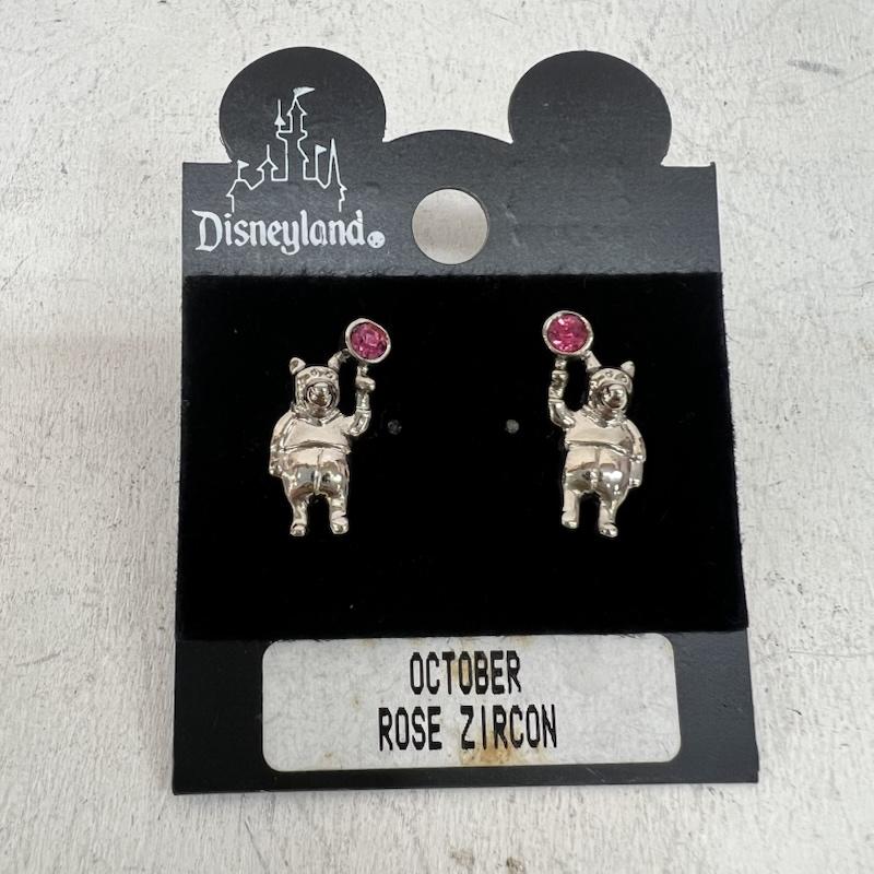ディズニー Disney アクセサリー ピアス ヴィンテージ くまのプーさん ピアス ローズジルコン - 銀 / シルバー / silver color レディース USED 古着 中古 50166612
