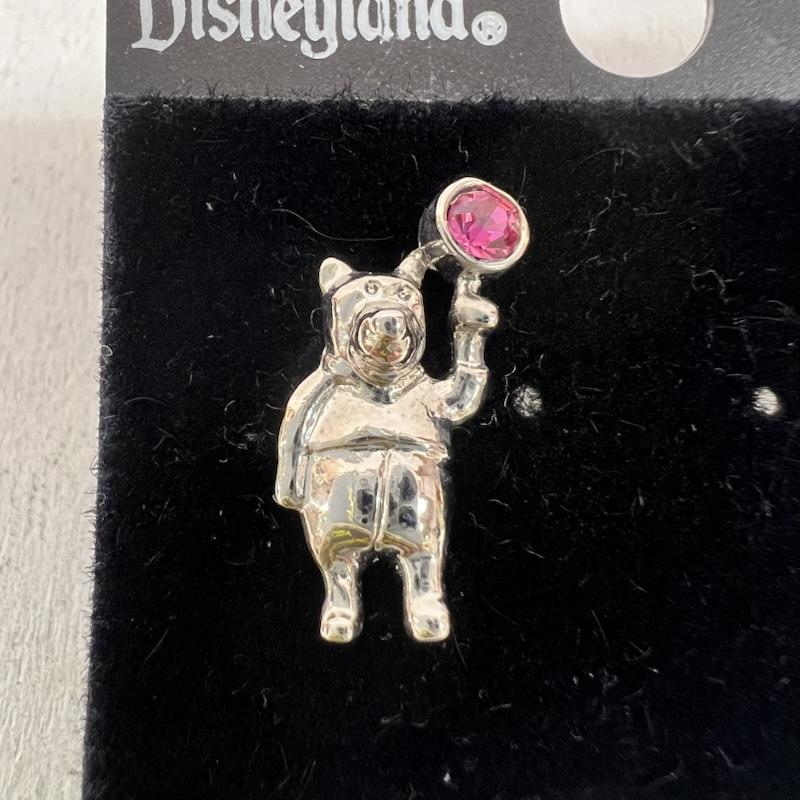 ディズニー Disney アクセサリー ピアス ヴィンテージ くまのプーさん ピアス ローズジルコン - 銀 / シルバー / silver color レディース USED 古着 中古 50166612