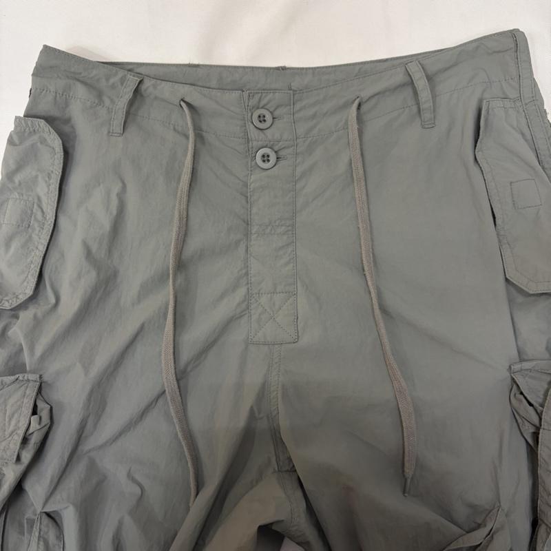 ヒューストン HOUSTON ボトムス ボトムス 2WAY M-65パンツ カーゴパンツ ハーフパンツ テクノパンツ NYLON UK TECHNO PANTS 10047 M 無地 カーキ / カーキ / khaki メンズ USED 古着 中古 50166613
