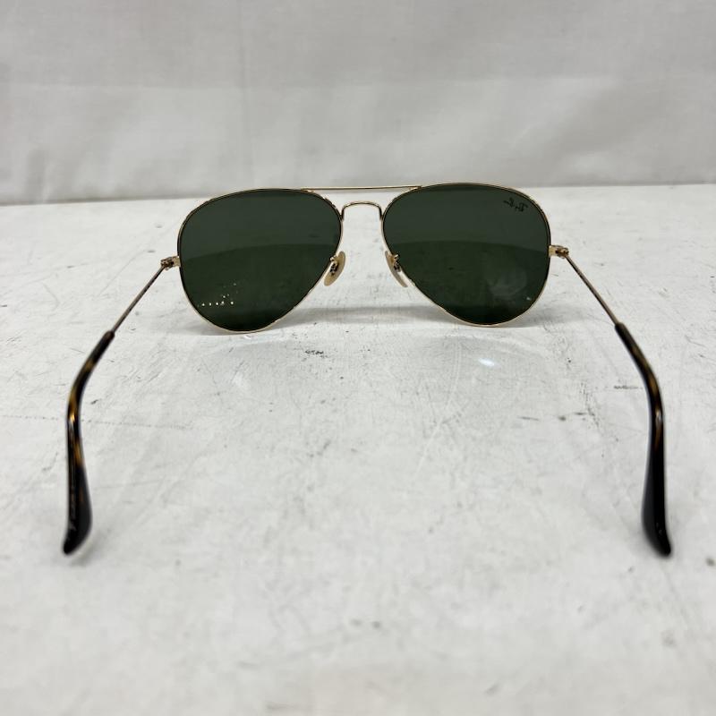 レイバン Ray-Ban めがね・サングラス サングラス RB3025 181 AVIATOR HAVANA COLLECTION アビエーター - 金 / ゴールド / gold color X 緑 / グリーン / green メンズ USED 古着 中古 50166618