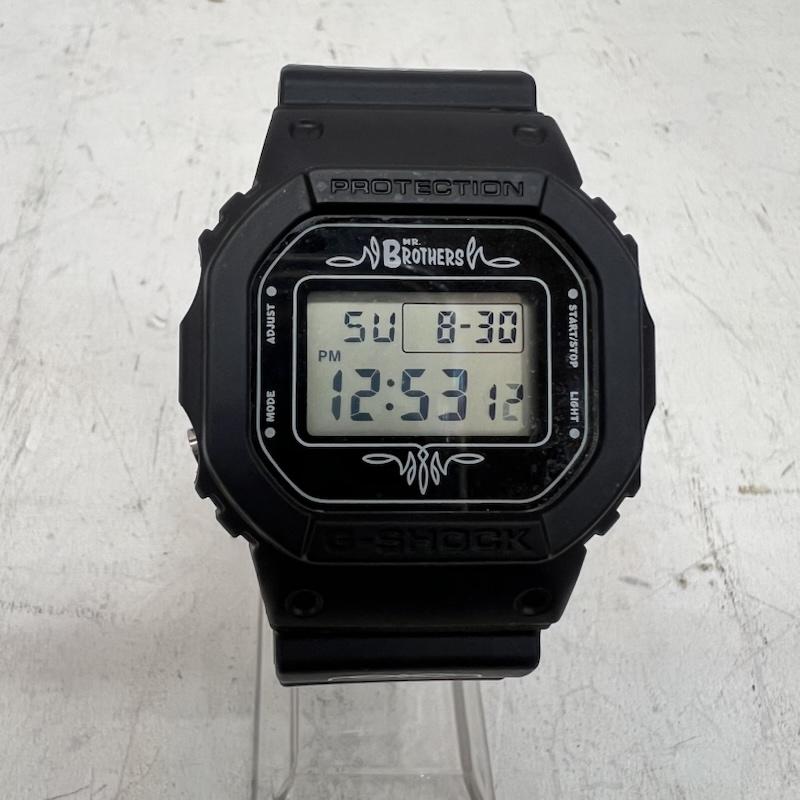 ジーショック G-SHOCK 腕時計 デジタル Mr.BROTHERS 10周年記念 DW-5600X ミスターブラザーズ - 黒 / ブラック / black メンズ USED 古着 中古 50166619