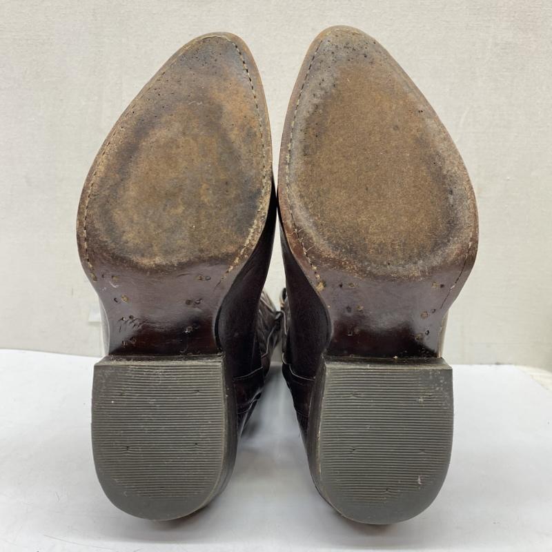 フライ‐ FRYE ブーツ ウエスタンブーツ レザー ウェスタン ブーツ カウボーイ 77693 US：5.5 茶 / ブラウン / brown レディース USED 古着 中古 50166625