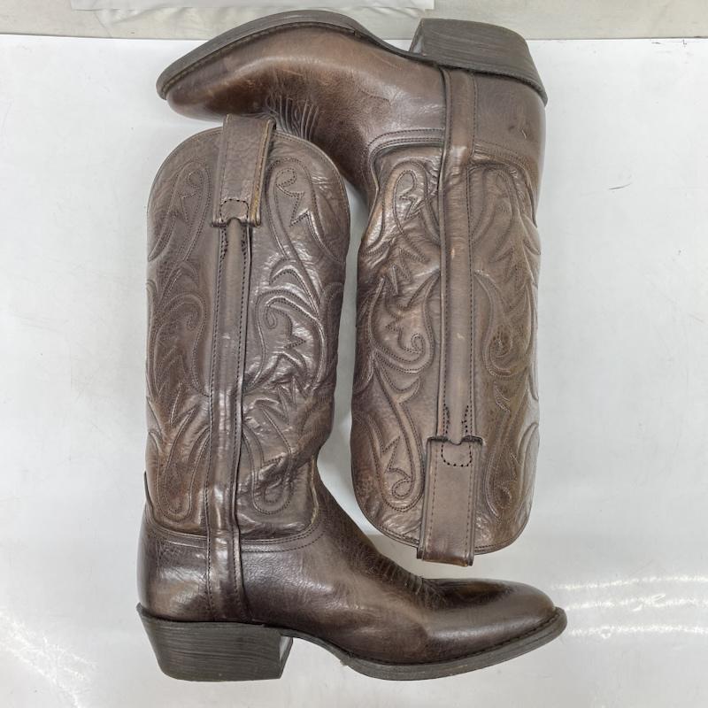 フライ‐ FRYE ブーツ ウエスタンブーツ レザー ウェスタン ブーツ カウボーイ 77693 US：5.5 茶 / ブラウン / brown レディース USED 古着 中古 50166625