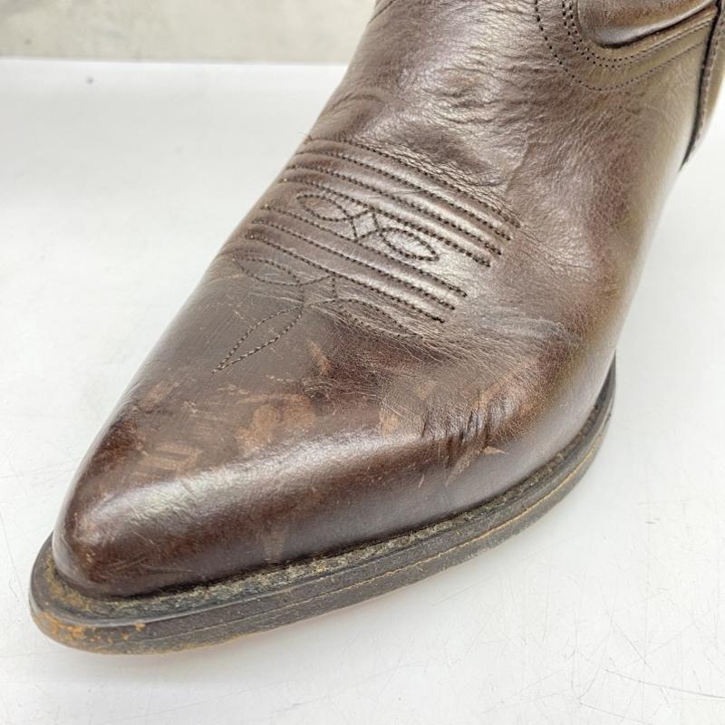 フライ‐ FRYE ブーツ ウエスタンブーツ レザー ウェスタン ブーツ カウボーイ 77693 US：5.5 茶 / ブラウン / brown レディース USED 古着 中古 50166625