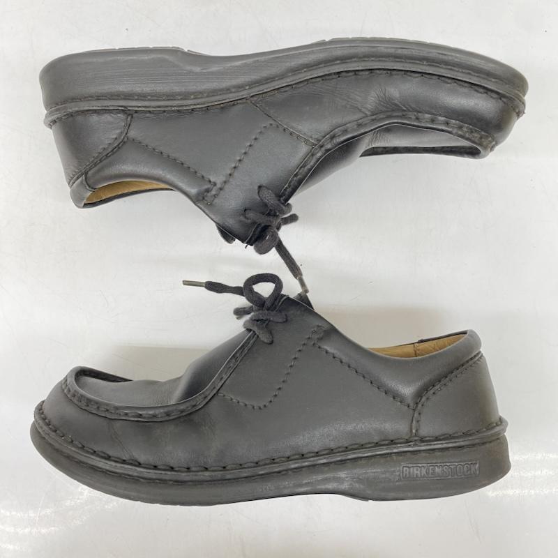 ビルケンシュトック BIRKENSTOCK 革靴 革靴 コンフォート レザー シューズ 38 24.5cm 黒 / ブラック / black レディース USED 古着 中古 50166626