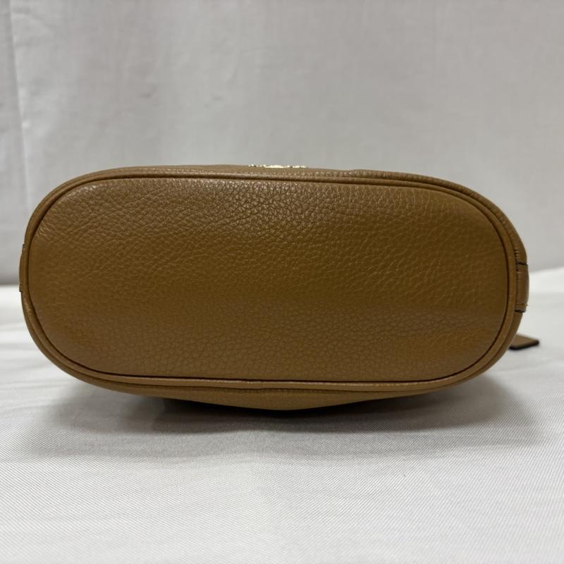コーチ COACH ショルダーバッグ ショルダーバッグ スモール パクストン ダッフル 2WAY クロスボディ ショルダー ペブルレザー F76668 - 無地 X ロゴ、文字 キャメル / キャメル / レディース USED 古着 中古 50166630
