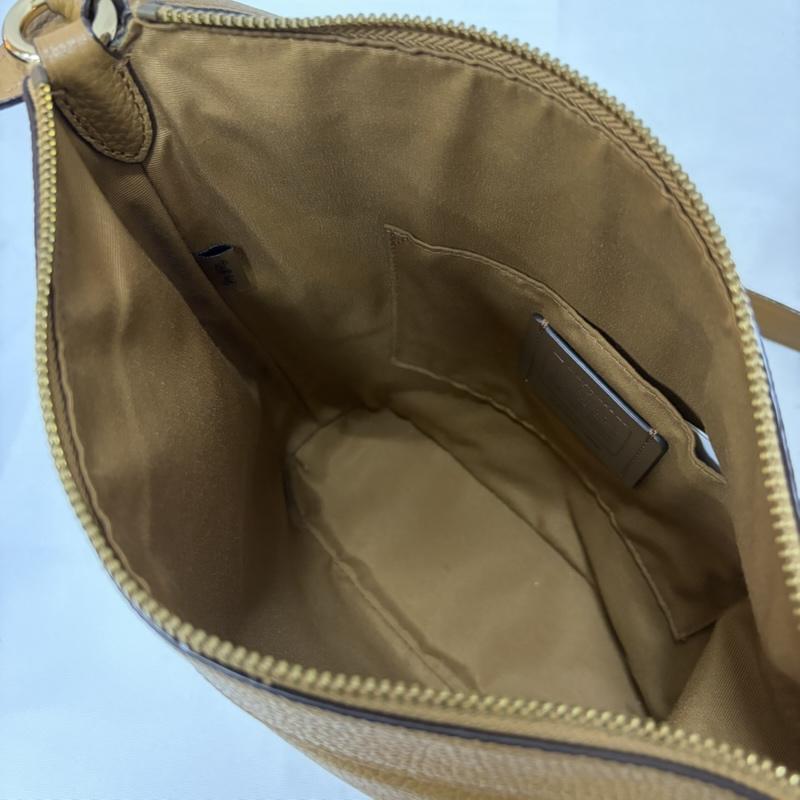 コーチ COACH ショルダーバッグ ショルダーバッグ スモール パクストン ダッフル 2WAY クロスボディ ショルダー ペブルレザー F76668 - 無地 X ロゴ、文字 キャメル / キャメル / レディース USED 古着 中古 50166630
