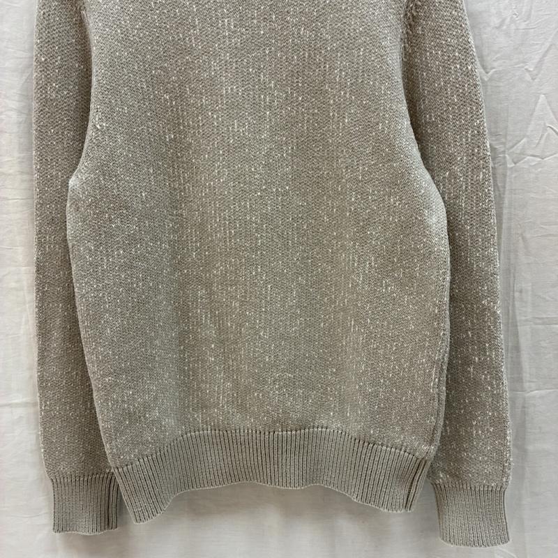 ブルックス ブラザーズ BROOKS BROTHERS ニット、セーター 長袖 コットン リネン クルーネック セーター S メンズ USED 古着 中古 50166637