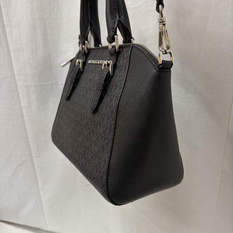 マイケルコース MICHAEL KORS ショルダーバッグ ショルダーバッグ 2WAY ショルダーバッグ ハンド シアラ ミディアム サッチェル CIARA MD MESSENGER 35f9sc6m2b MKシグネチャー - 無地 X ロゴ、文字 黒 / ブラック / black X ダークグレー / ダークグレー / レディース USED 古着 中古 50166639