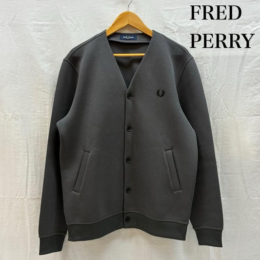 フレッドペリー FRED PERRY カーディガン 長袖 BUTTON THROUGH SWEATSHIRTS ボタン スルー スウェット シャツ カーディガン M3646 S メンズ USED 古着 中古 50166640