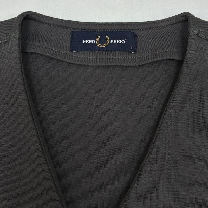 フレッドペリー FRED PERRY カーディガン 長袖 BUTTON THROUGH SWEATSHIRTS ボタン スルー スウェット シャツ カーディガン M3646 S メンズ USED 古着 中古 50166640