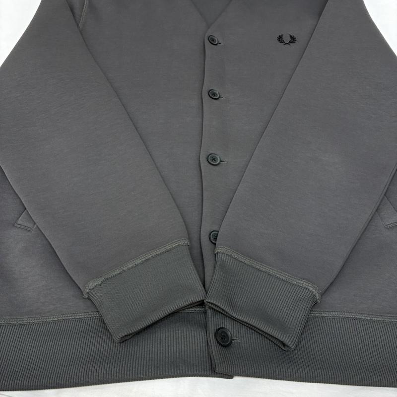 フレッドペリー FRED PERRY カーディガン 長袖 BUTTON THROUGH SWEATSHIRTS ボタン スルー スウェット シャツ カーディガン M3646 S メンズ USED 古着 中古 50166640