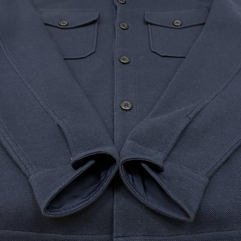 ポロラルフローレン POLO RALPH LAUREN シャツ、ブラウス 長袖 裾 ポニー 刺繍 ダブル ニット メッシュ オーバー シャツ S メンズ USED 古着 中古 50166645