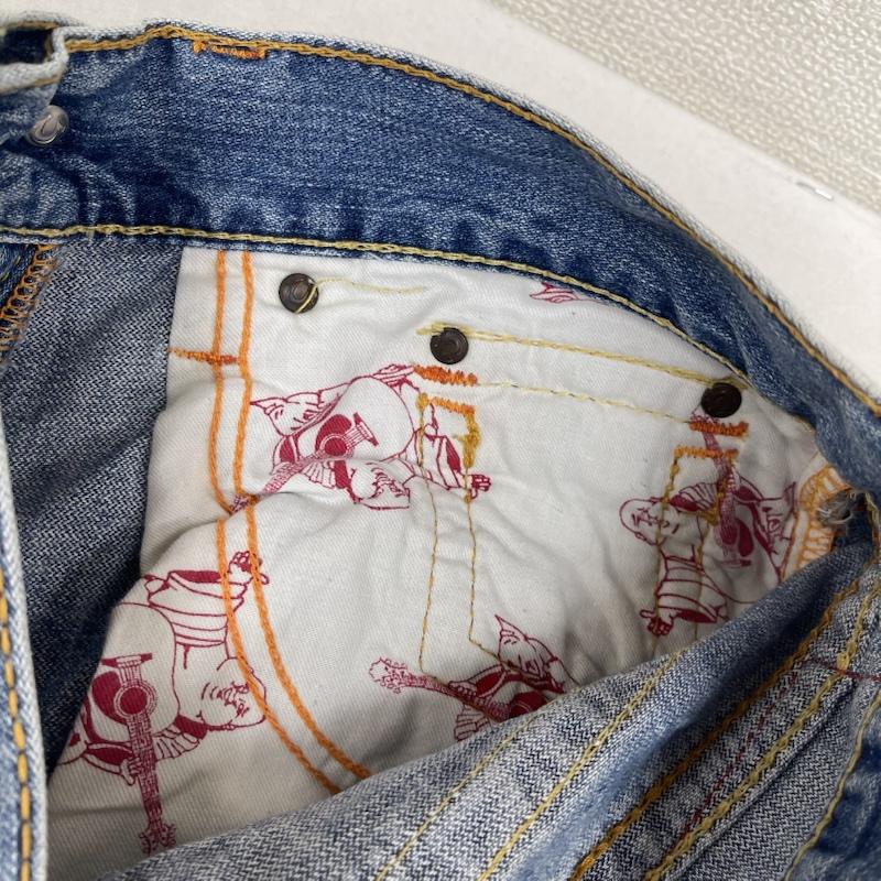 トゥルーレリジョン TRUE RELIGION パンツ デニム、ジーンズ RAINBOW JOEY レインボージョイ フレア ブーツカット デニム パンツ 30インチ インディゴ / インディゴ / Indigo メンズ USED 古着 中古 50166648