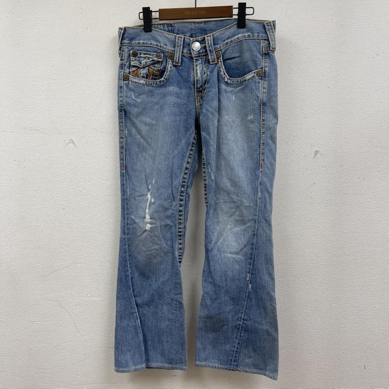 トゥルーレリジョン TRUE RELIGION パンツ デニム、ジーンズ RAINBOW JOEY レインボージョイ フレア ブーツカット デニム パンツ 30インチ インディゴ / インディゴ / Indigo メンズ USED 古着 中古 50166648