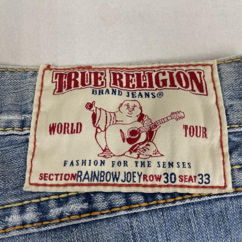 トゥルーレリジョン TRUE RELIGION パンツ デニム、ジーンズ RAINBOW JOEY レインボージョイ フレア ブーツカット デニム パンツ 30インチ インディゴ / インディゴ / Indigo メンズ USED 古着 中古 50166648