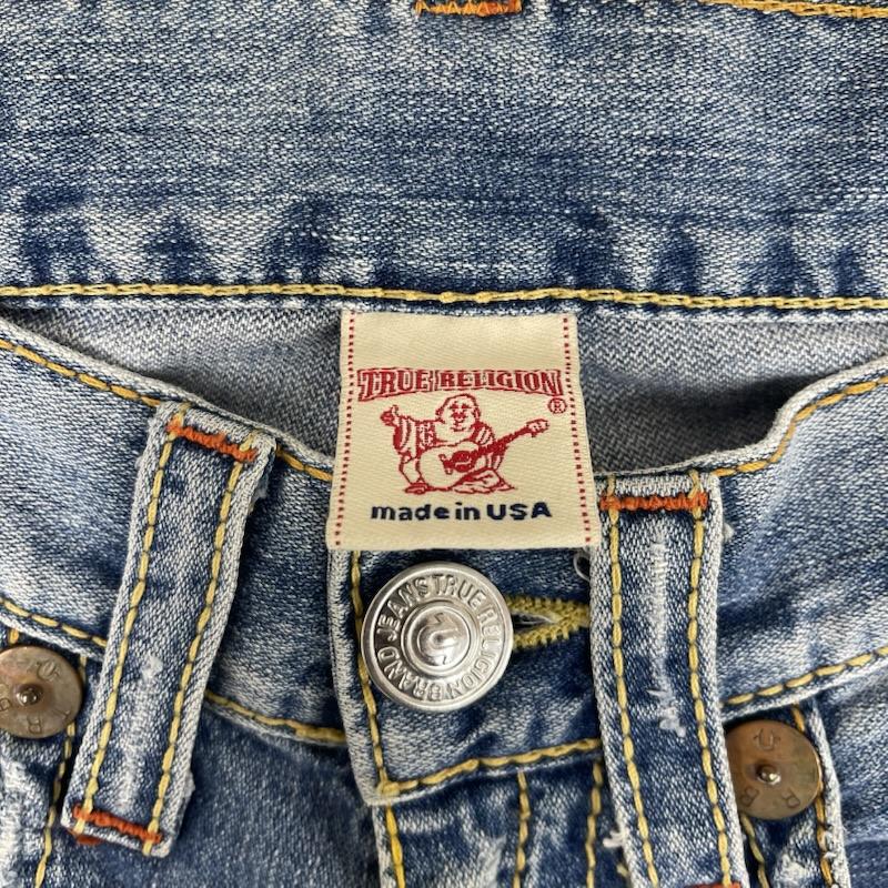 トゥルーレリジョン TRUE RELIGION パンツ デニム、ジーンズ RAINBOW JOEY レインボージョイ フレア ブーツカット デニム パンツ 30インチ インディゴ / インディゴ / Indigo メンズ USED 古着 中古 50166648