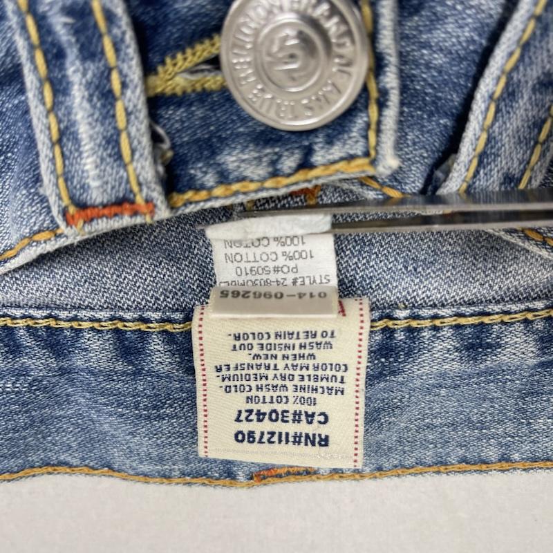 トゥルーレリジョン TRUE RELIGION パンツ デニム、ジーンズ RAINBOW JOEY レインボージョイ フレア ブーツカット デニム パンツ 30インチ インディゴ / インディゴ / Indigo メンズ USED 古着 中古 50166648