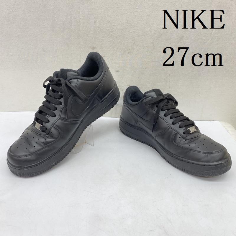ナイキ NIKE スニーカー スニーカー AIR FORCE 1 LOW 07 エアフォース1 315122-001 27.0cm 黒 / ブラック / black メンズ USED 古着 中古 50166649