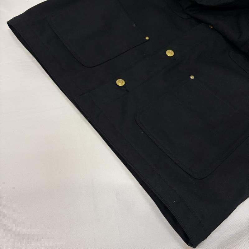 カーハート Carhartt ジャケット、上着 ジャンパー、ブルゾン ダックチョアコート CHORE COAT カバーオール ブランケット ワークジャケット C01-M 103825 L 無地 黒 / ブラック / black メンズ USED 古着 中古 50166659