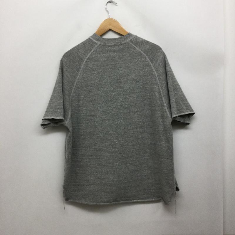 レミ レリーフ REMI RELIEF Tシャツ 半袖 レミレリーフ SP加工 天竺　ラグラン　Tシャツ S ロゴ、文字 灰 / グレー / gray メンズ USED 古着 中古 50166662