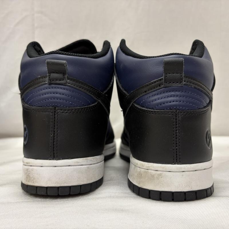 ナイキ NIKE スニーカー スニーカー × fragment design Dunk High Tokyo DJ0383-400 28.0cm 無地 黒 / ブラック / black X 紺 / ネイビー / navy メンズ USED 古着 中古 50166663