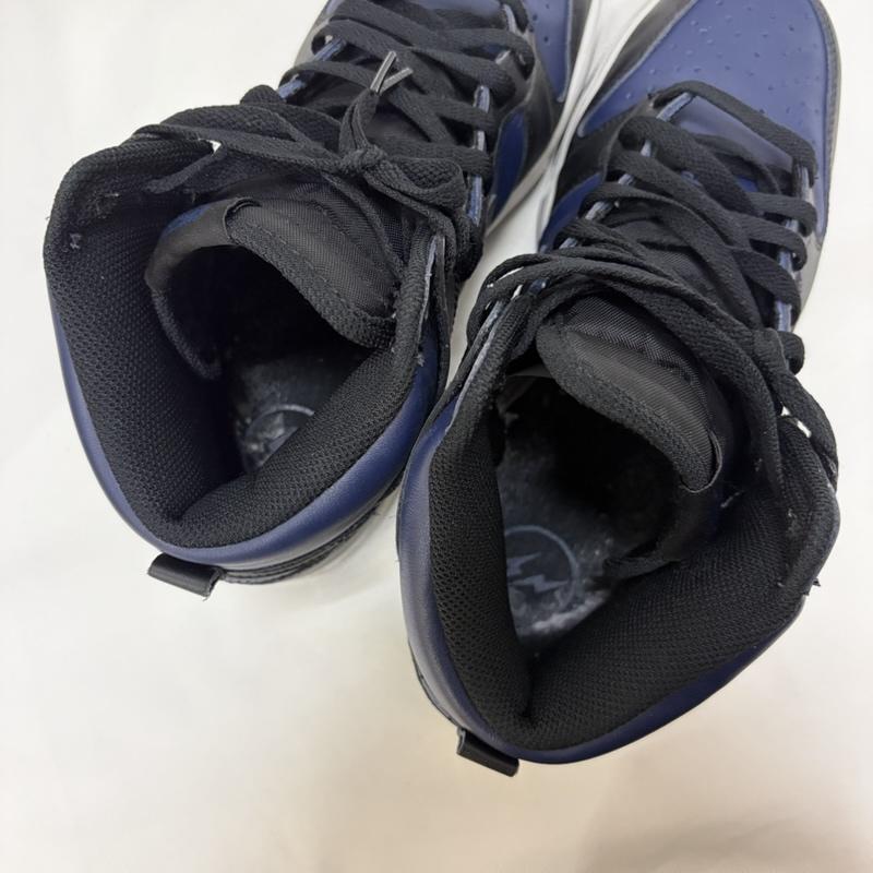 ナイキ NIKE スニーカー スニーカー × fragment design Dunk High Tokyo DJ0383-400 28.0cm 無地 黒 / ブラック / black X 紺 / ネイビー / navy メンズ USED 古着 中古 50166663