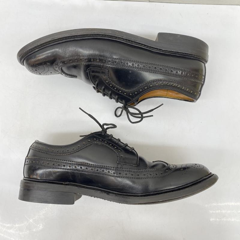 リーガル REGAL 革靴 革靴 ロング ウイングチップ レザー シューズ 革靴 2589 25.0cm 黒 / ブラック / black メンズ USED 古着 中古 50166664