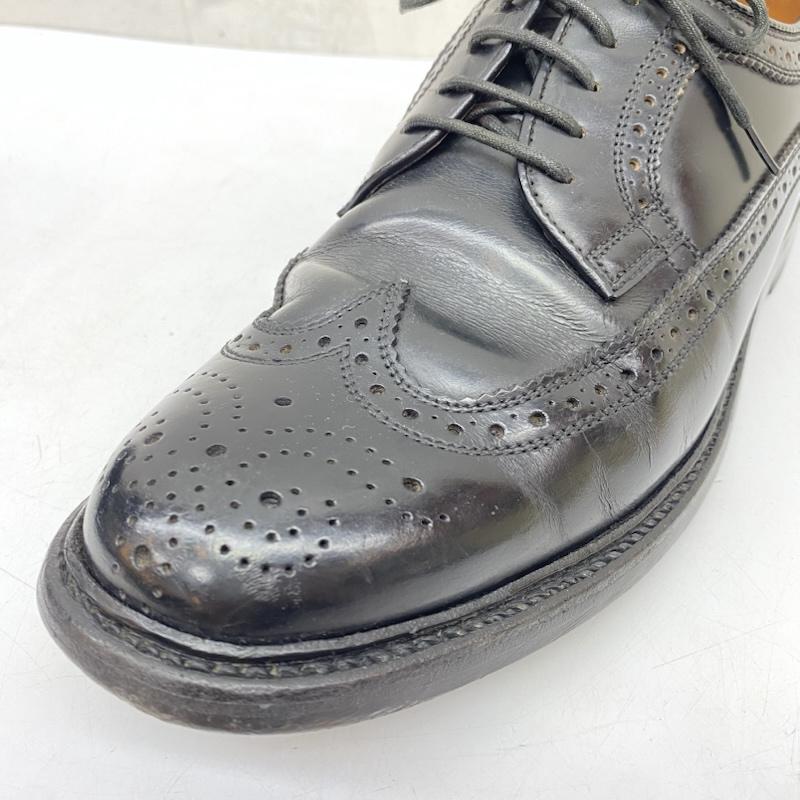 リーガル REGAL 革靴 革靴 ロング ウイングチップ レザー シューズ 革靴 2589 25.0cm 黒 / ブラック / black メンズ USED 古着 中古 50166664