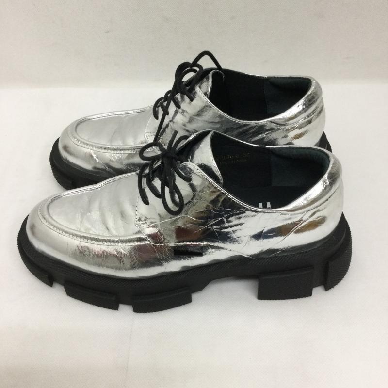 マナ MANA シューズ シューズ mana レースアップシューズ シルバー 厚底 24.0cm 銀 / シルバー / silver color レディース USED 古着 中古 50166665