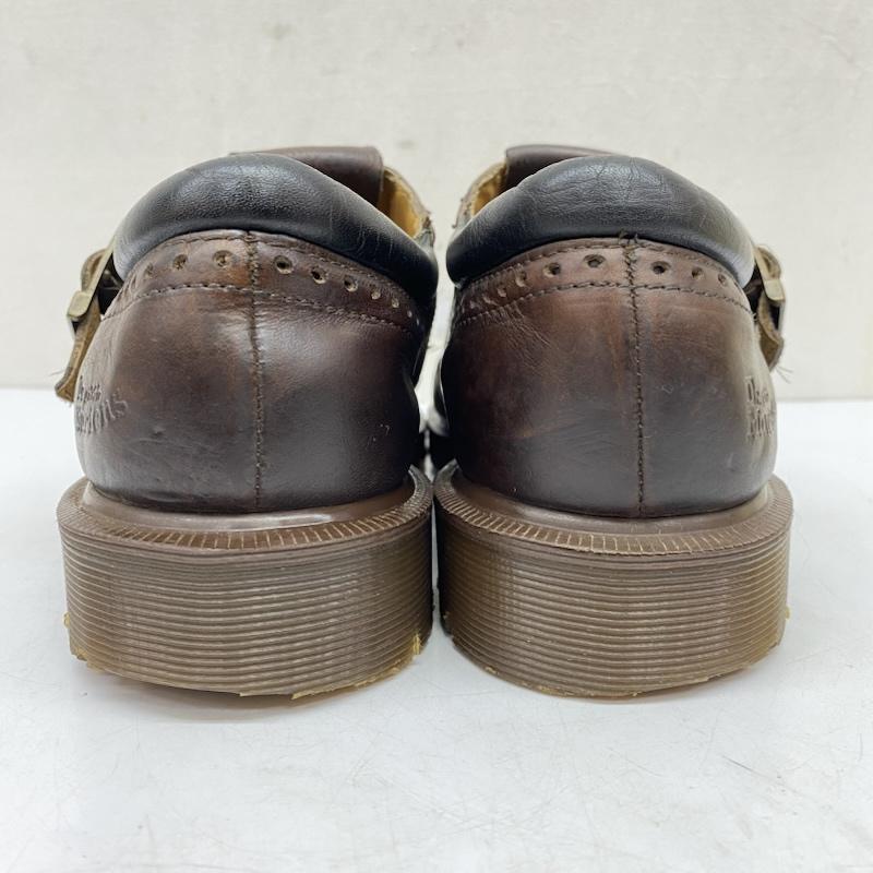 ドクターマーチン Dr.Martens ブーツ 一般 イングランド製 英国製 ストラップ レザー シューズ UK：7 茶 / ブラウン / brown メンズ USED 古着 中古 50166667