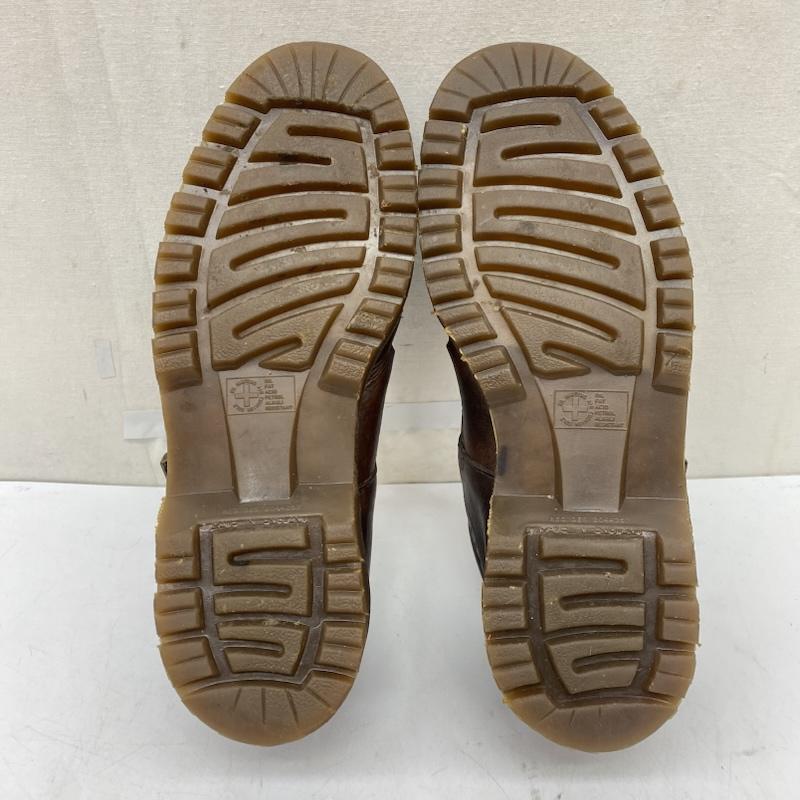 ドクターマーチン Dr.Martens ブーツ 一般 イングランド製 英国製 ストラップ レザー シューズ UK：7 茶 / ブラウン / brown メンズ USED 古着 中古 50166667