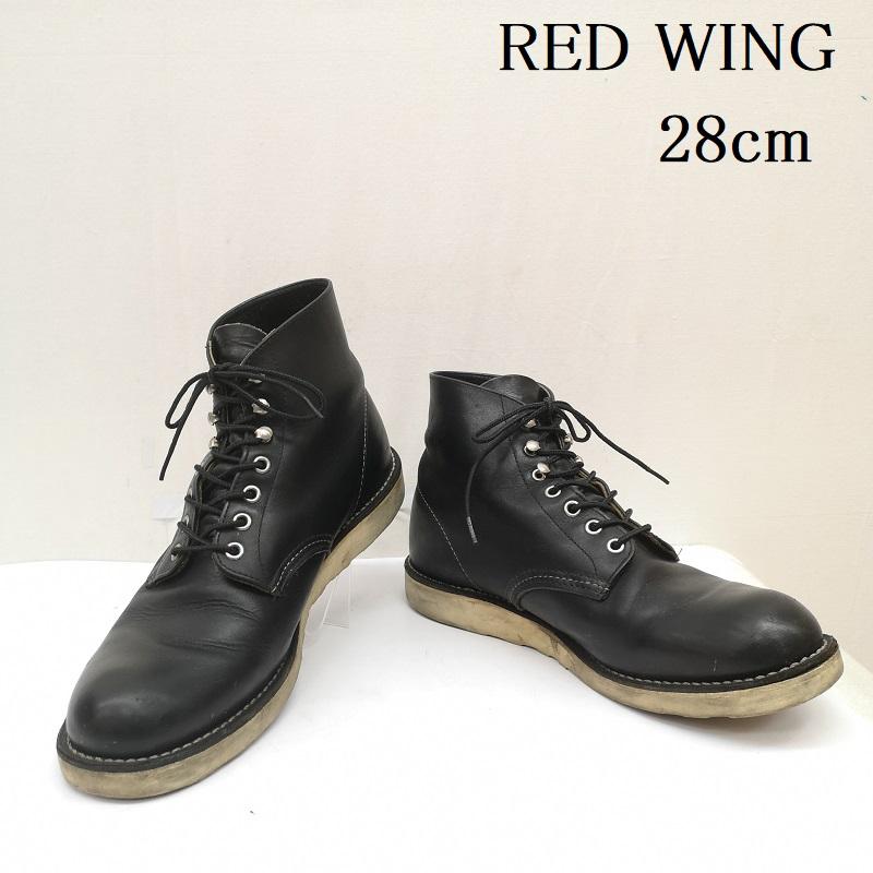 レッドウィング RED WING ブーツ 一般 12年製 9070 アイリッシュセッター ブラック オイルド レザー プレーントゥ ブーツ 28.0cm 黒 / ブラック / black メンズ USED 古着 中古 50166668